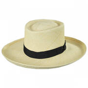 Panama Straw Gambler Hat