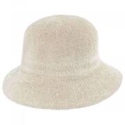 Large Brim Chenille Cloche Hat