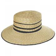 Nelina Straw Boater Hat