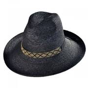 Solitaire Milan Straw Fedora Hat