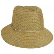 Talin Toyo Straw Blend Fedora Hat