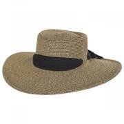 Ultrabraid Scarf Bow Toyo Straw Blend Boater Hat