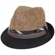 Roxbury Toyo Straw Blend Fedora Hat