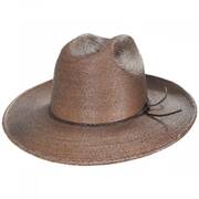 Vasquez Mexican Palm Straw Cowboy Hat - Brown