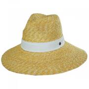 Sasa Milan Straw Fedora Hat