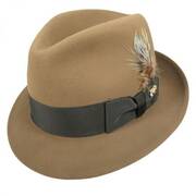 Jet Fur Felt Fedora Hat