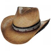 Star Spangled Toyo Straw Western Hat