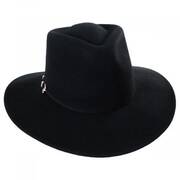 Tear Drop Wool Felt Western Hat