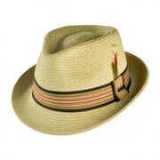 Ridley Toyo Straw Trilby Fedora Hat