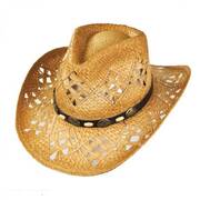 Annie Oakley Raffia Straw Western Hat