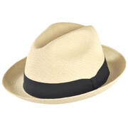 B2B Jaxon Panama Straw Trilby Fedora Hat