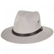 Dalton Cotton Blend Rain Safari Fedora Hat