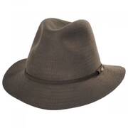 Bourke Wool Felt Crushable Safari Fedora Hat