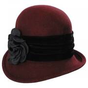 Pietro Wool Felt Cloche Hat