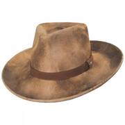 Arizona Distressed Wool Felt Fedora Hat
