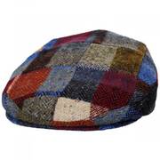 Donegal Patchwork Harris Tweed Wool Ivy Cap