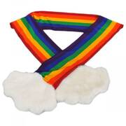 Rainbow and Clouds Scarf