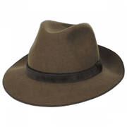 Gabriel Crushable Wool Felt Fedora Hat