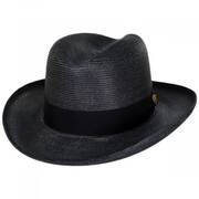 El Dorado Florentine Milan Straw Homburg Hat