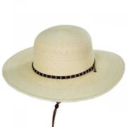 Klondike Palm Straw Open Crown Western Hat