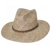 Dunraven Seagrass Straw Fedora Hat