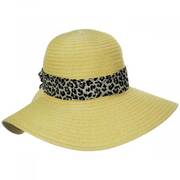 Cameroon Leopard Scarf Braided Swinger Sun Hat