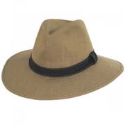 Tallulah Wide Brim Hemp Safari Fedora Hat