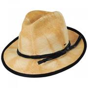 Clafin Tie Dye Panama Straw Fedora Hat