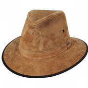 Chelan Suede Leather Safari Fedora Hat