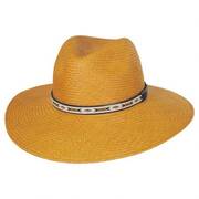 Southwest Panama Straw Wide Brim Fedora Hat