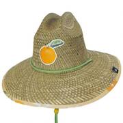 Squeeze Straw Lifeguard Hat