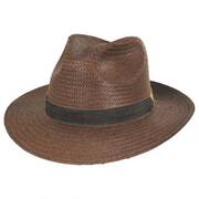 Rothney Raindura Straw Fedora Hat