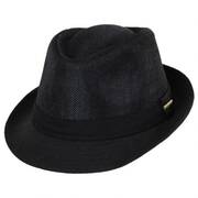 Martin Reeded Fabric Trilby Fedora Hat