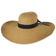 Extra Wide Brim Toyo Straw Blend Swinger Hat
