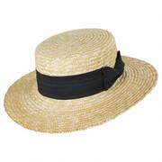 Barca Milan Straw Boater Hat
