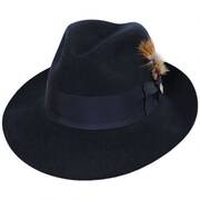 Temple Fur Felt Fedora Hat
