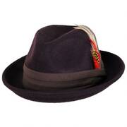 Kid's Blues Crushable Wool Felt Trilby Fedora Hat
