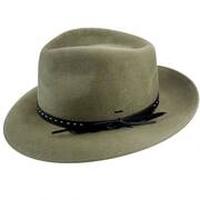 Colby Elite Superfine Velour Wool Felt Fedora Hat
