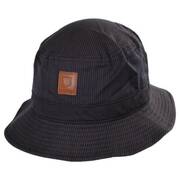 Beta Striped Cotton Blend Packable Bucket Hat