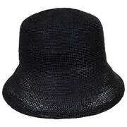 Inca Crochet Raffia Straw Bucket Hat