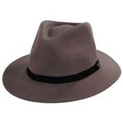 Messer Packable Wool Felt Fedora Hat - Tan