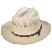 Open Road 10X Shantung Vented Straw Western Hat