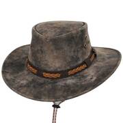 Canberra Distressed Suede Aussie Hat