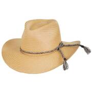 Dayton Raindura Toyo Straw Outback Hat - Dark Natural