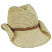 Nixie Braided Toyo Straw Western Hat
