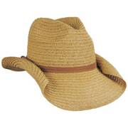 Nixie Braided Toyo Straw Western Hat