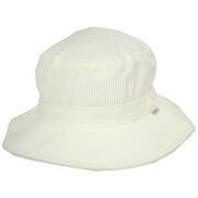 Petra Corduroy Packable Bucket Hat - Off White