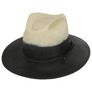 Rask Gradient Panama Straw Fedora Hat