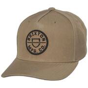 Crest 5-Panel Wool Blend Snapback Baseball Cap - Bronze