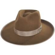 Reno Wool Felt Fedora Hat - Bronze